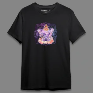 Diwali Special Ele- Regular T-shirt (Plain Back)